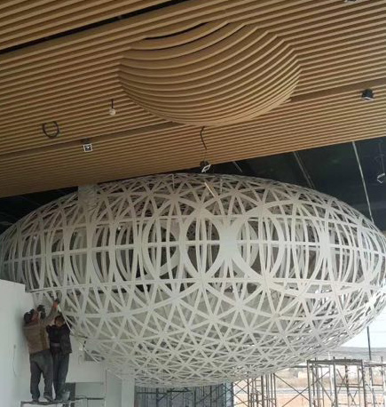  造型铝单板吊顶/菱形铝板天