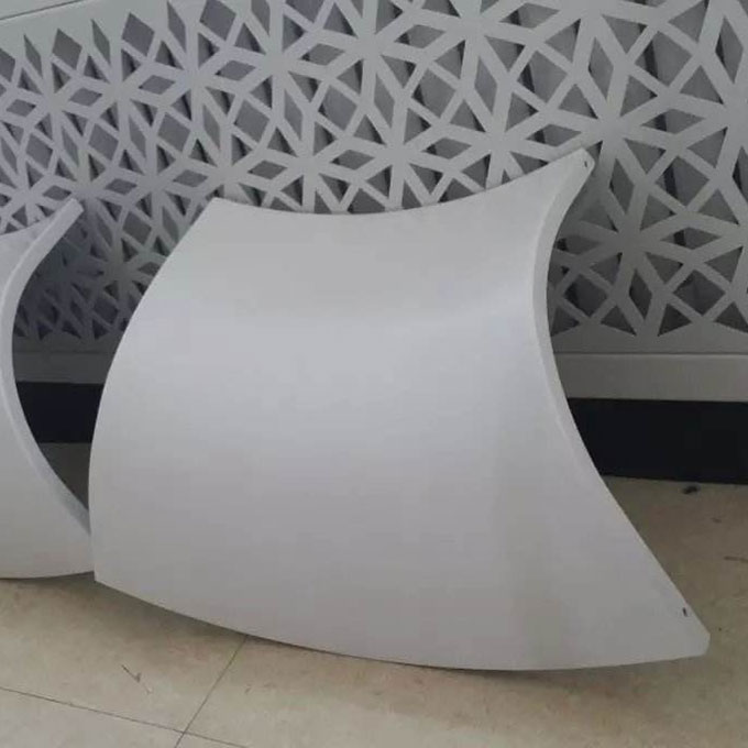 厂家定制造型铝单板 异形冲孔雕花铝板 木纹弧形